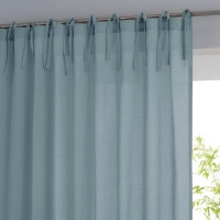 Занавеска С завязками из 100 хлопка Scenario 260 x 135 см синий LA REDOUTE INTERIEURS  фото, kupilegko.ru